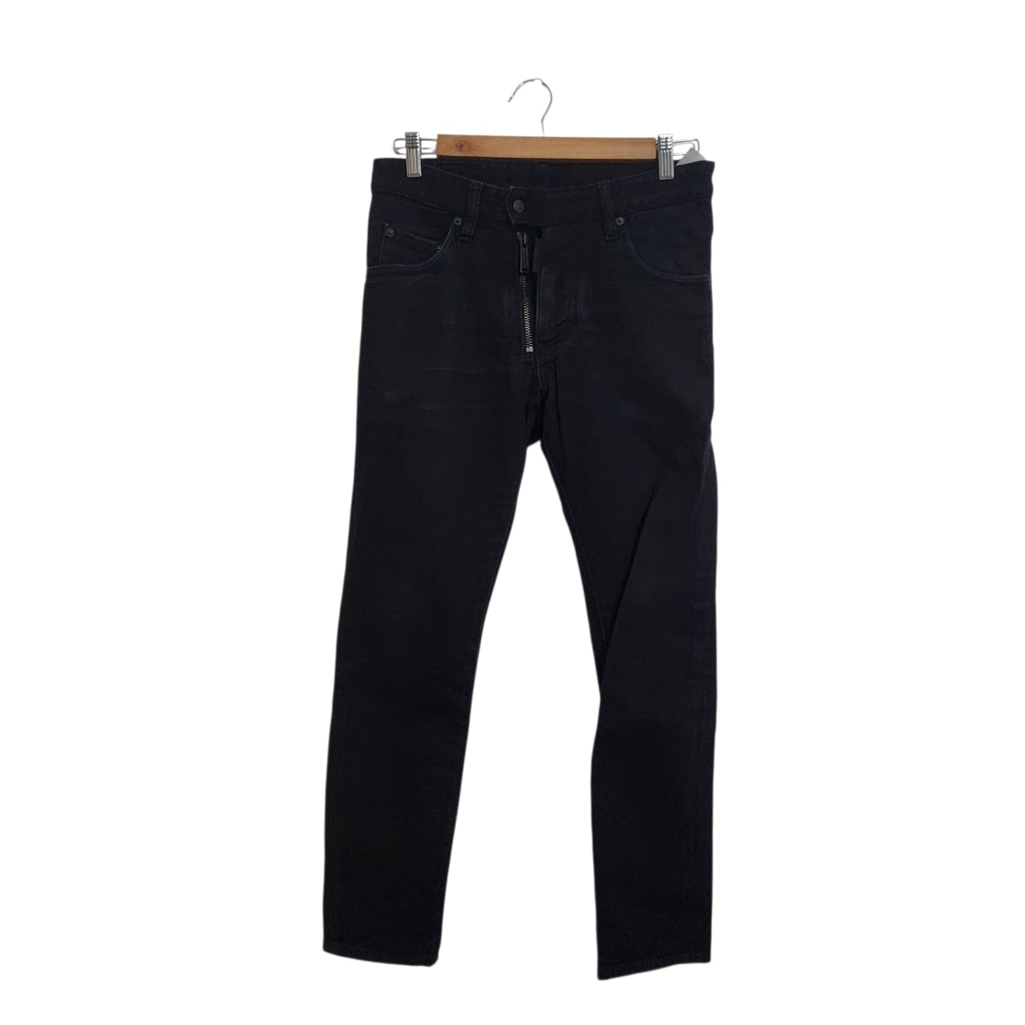 DSQUARED² | ג'ינס סקיני לנשים מידה IT44 (EU40) | שחור L