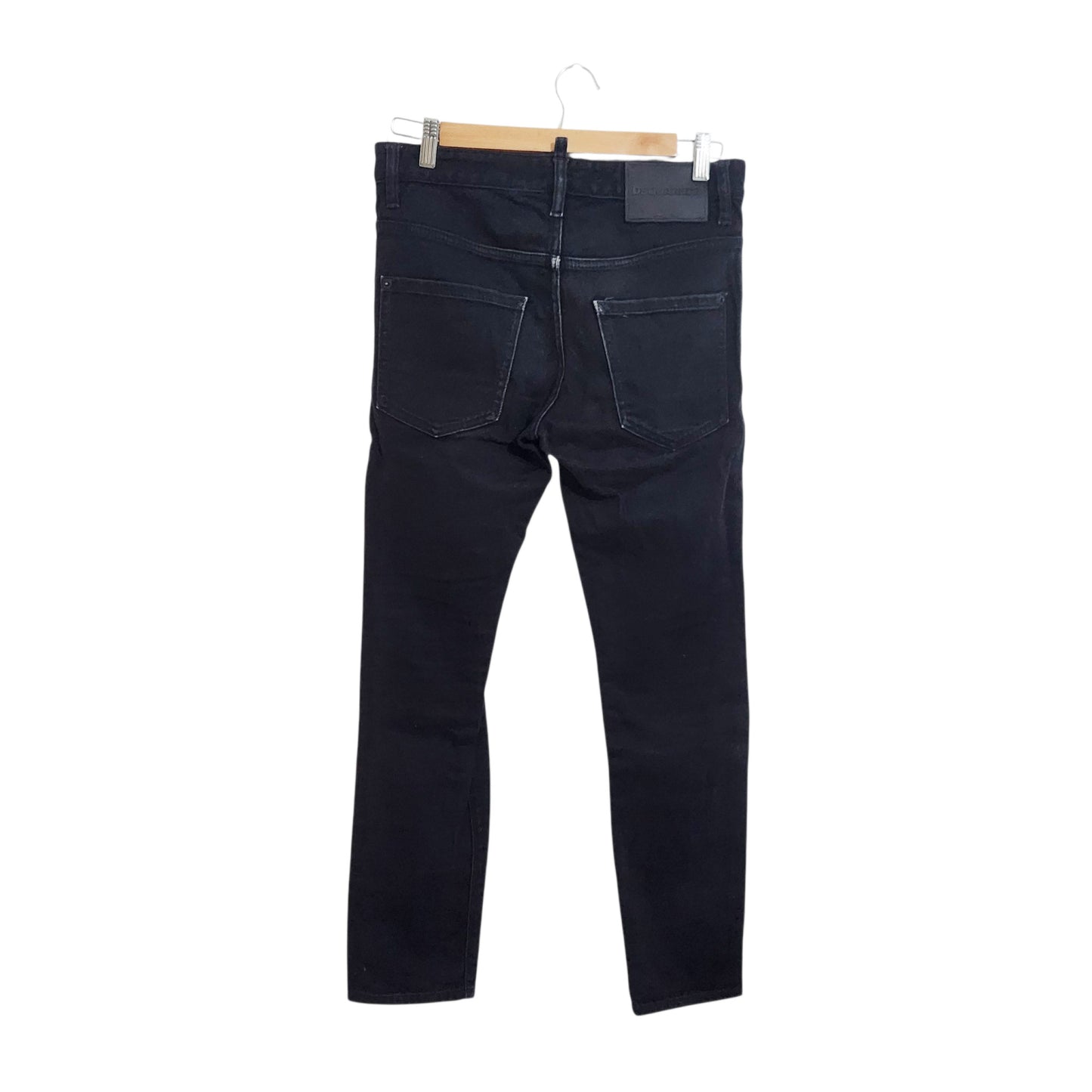 DSQUARED² | ג'ינס סקיני לנשים מידה IT44 (EU40) | שחור L