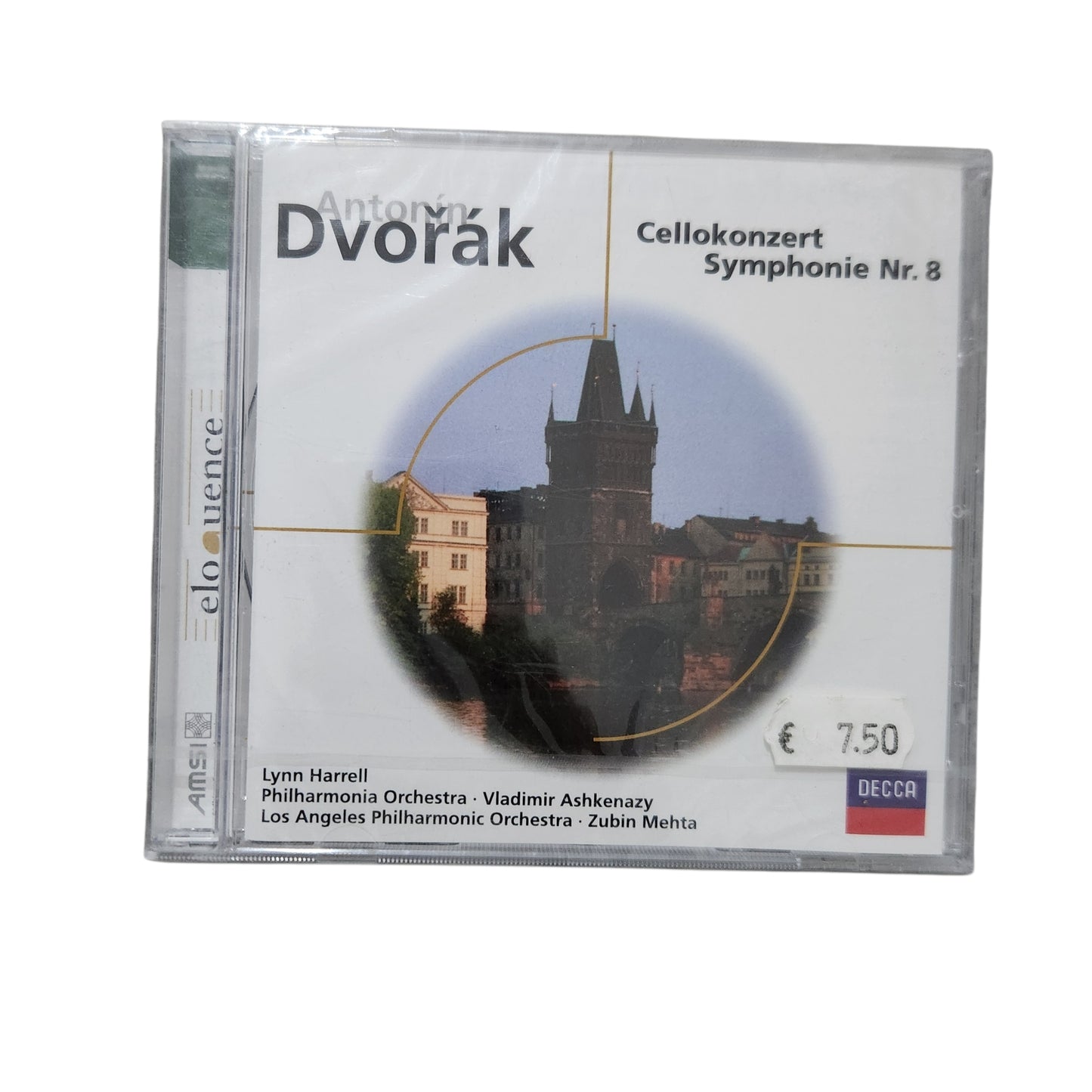 Dvořák – Cello Concerto & Symphony No. 8 CD | Ashkenazy • Mehta | Decca | דיסק מקורי