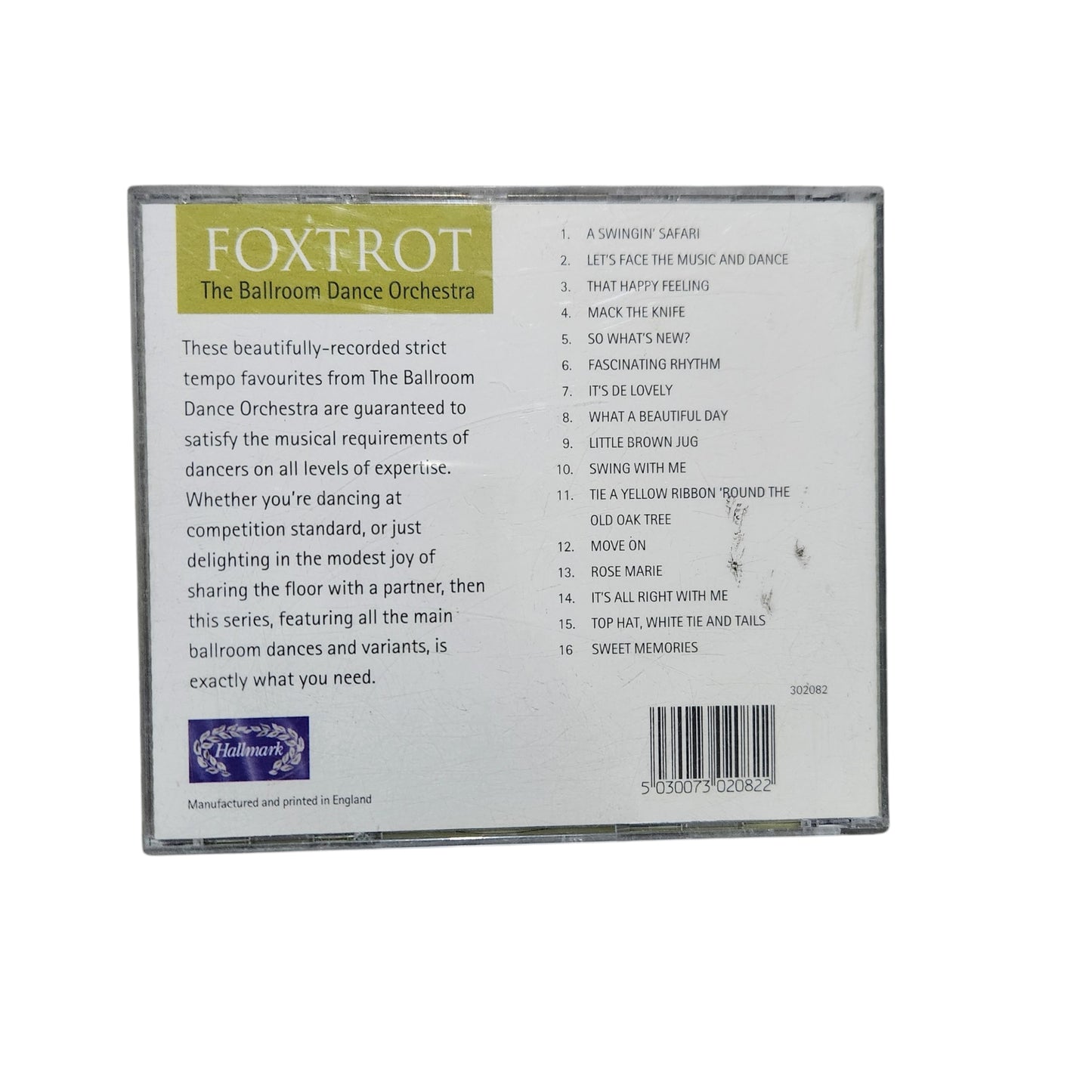 Foxtrot – The Ballroom Dance Orchestra CD | ריקודי סלון | דיסק מקורי