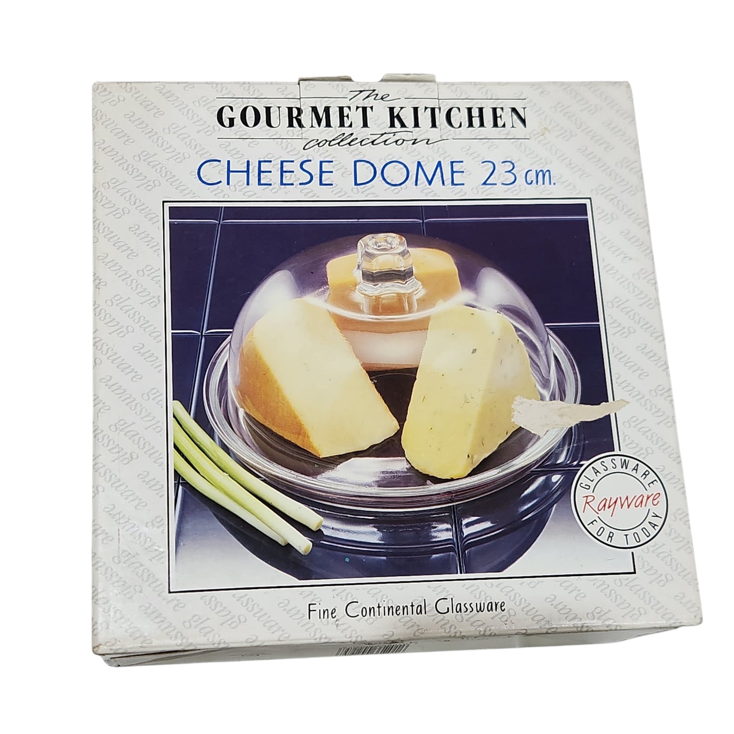 The Gourmet Kitchen Collection | כיפת גבינה מזכוכית 23 ס"מ | תוצרת איטליה | חדשה בקופסה