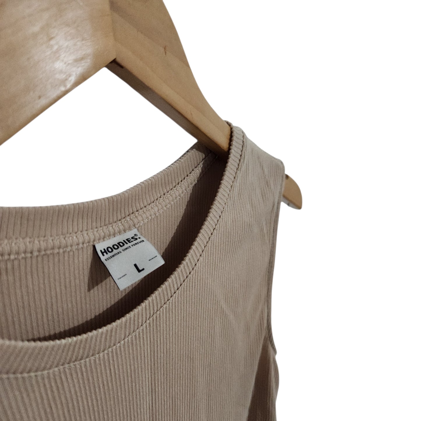 HOODIES | גופיית ריב בגוון בז' לאישה מידה L