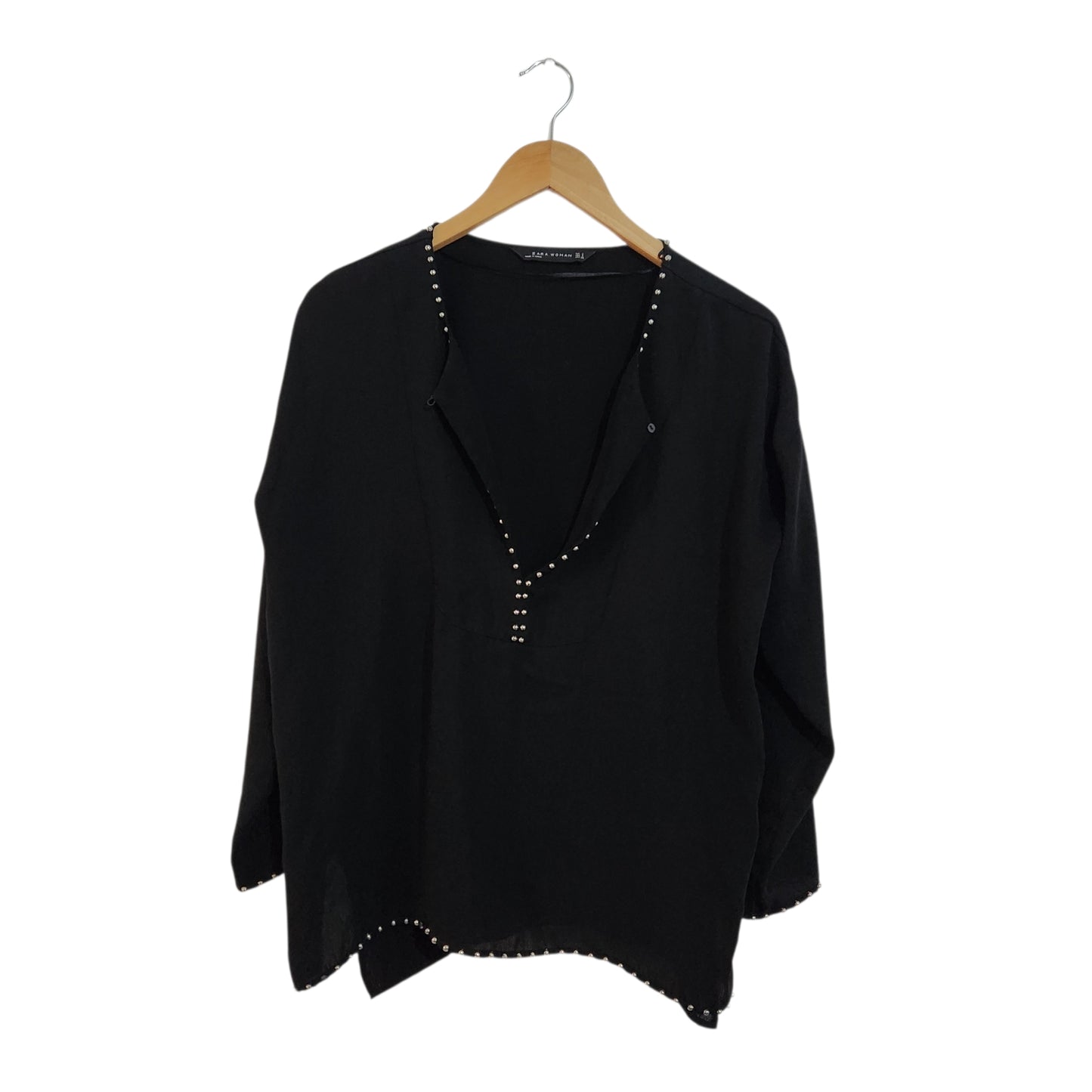 ZARA WOMAN | חולצה אלגנטית לאישה מידה S | אוברסייז