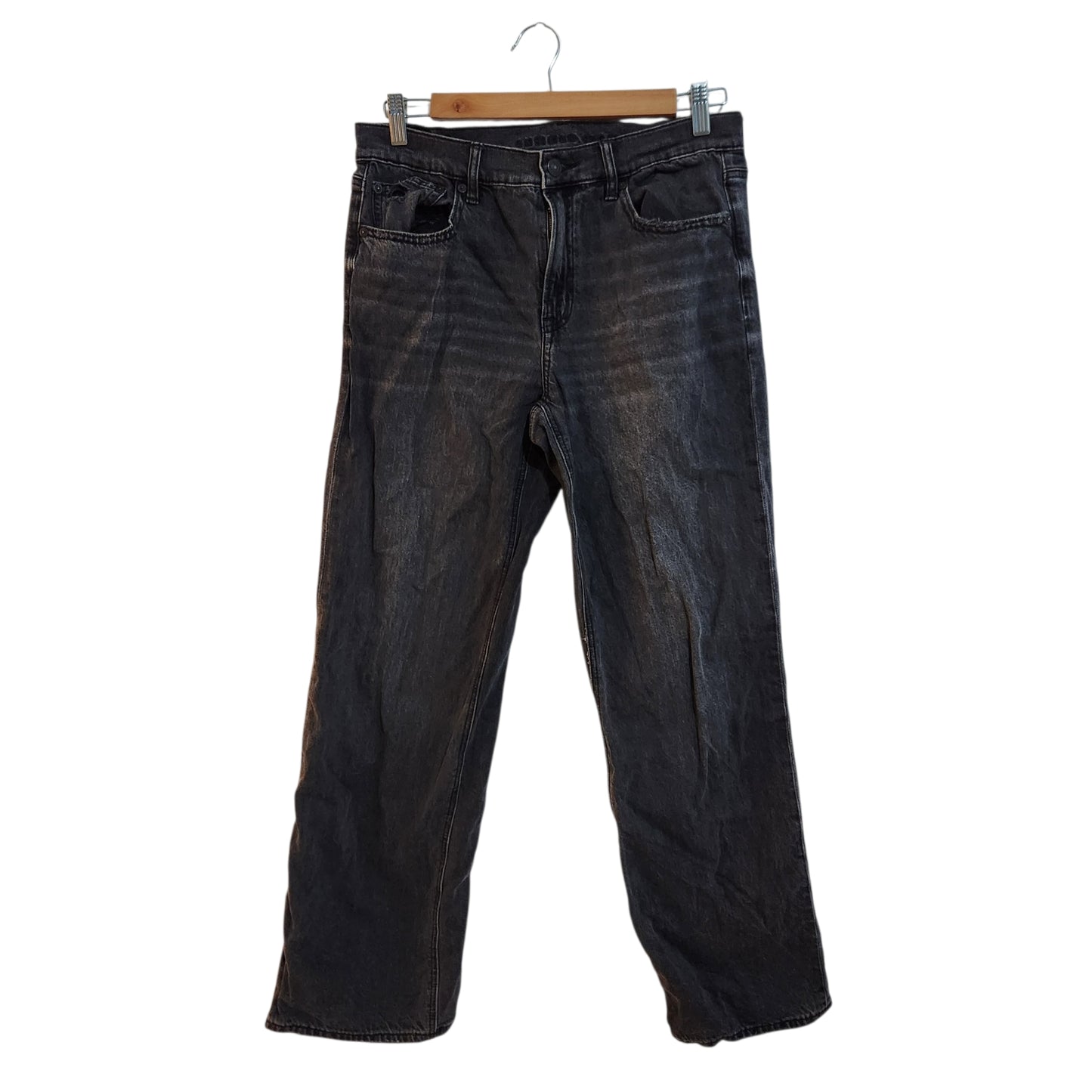 AMERICAN EAGLE Wide Leg | ג'ינס לאישה מידה 6 | היקף מותן 32 אינץ | מידה 42