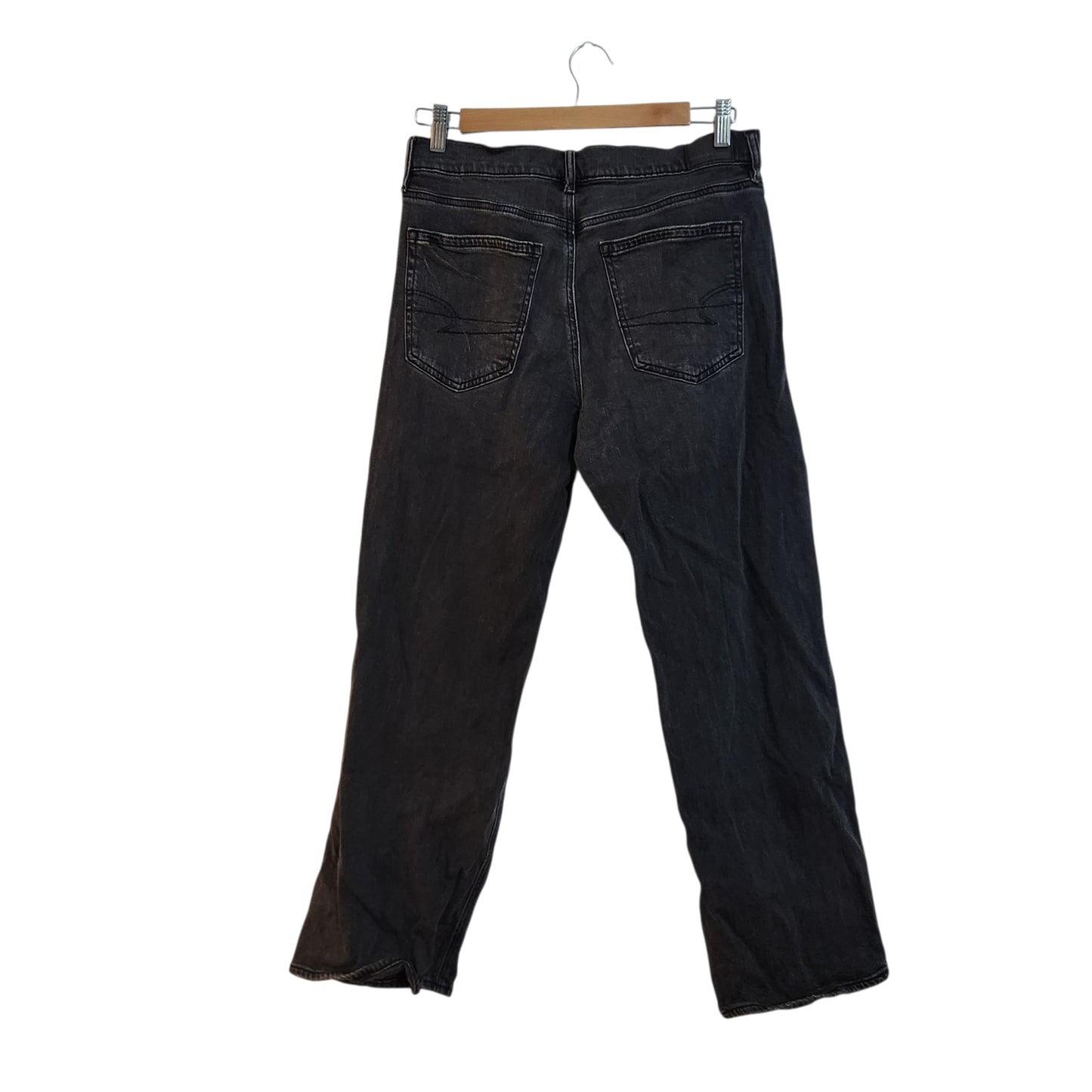 AMERICAN EAGLE Wide Leg | ג'ינס לאישה מידה 6 | היקף מותן 32 אינץ | מידה 42