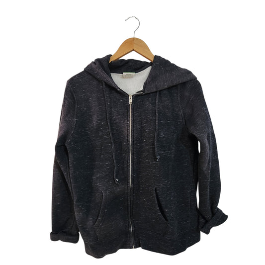 HOODIES קפוצ'ון רוכסן אפור כהה לנשים מידה L