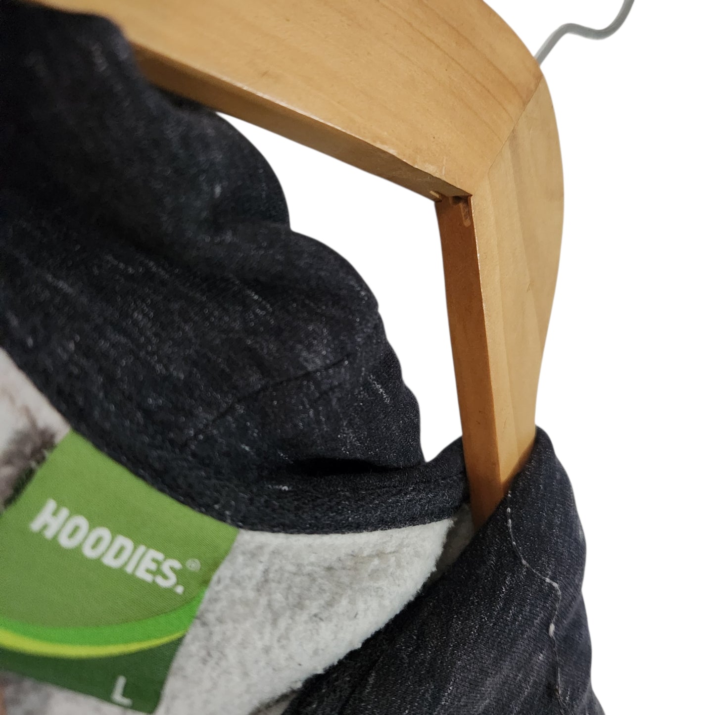 HOODIES קפוצ'ון רוכסן אפור כהה לנשים מידה L