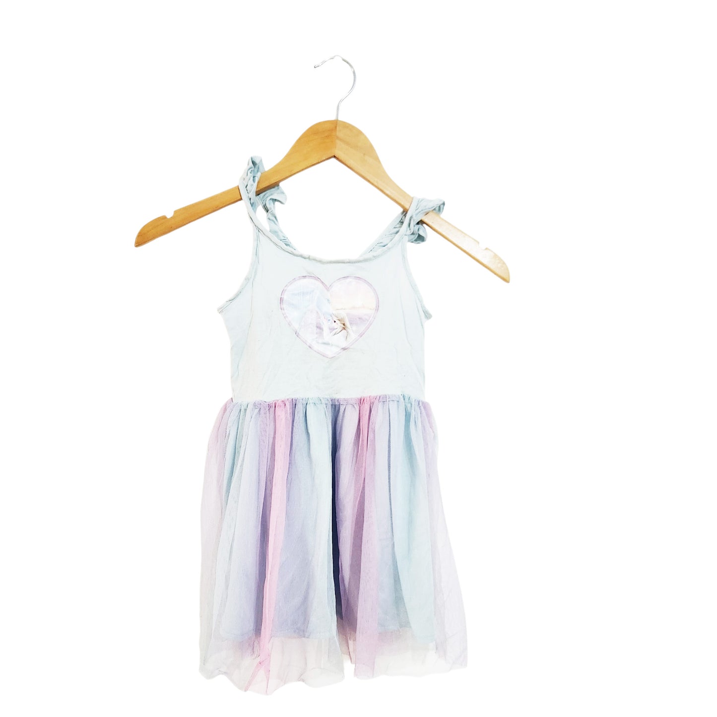 H&M שמלת טול חד קרן לתינוקת מידה 98/104 (גיל 2–4)