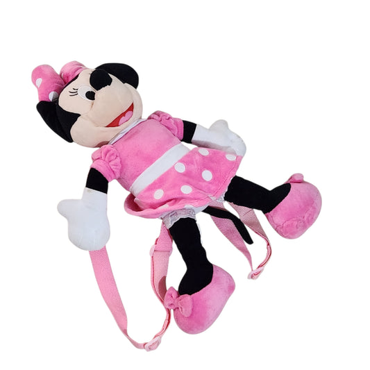 תיק גב Minnie Mouse לילדות – בובת מיני מאוס ורודה