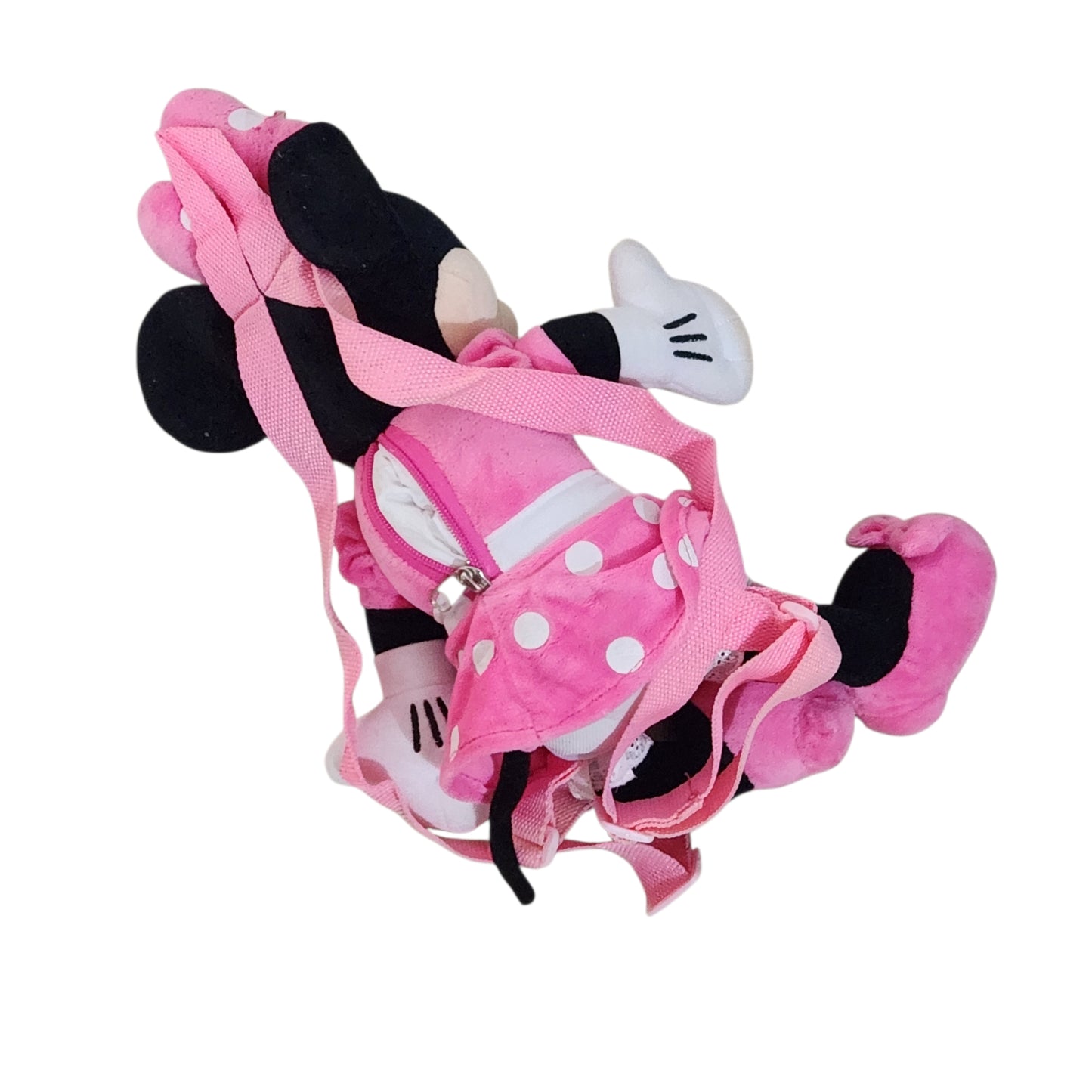 תיק גב Minnie Mouse לילדות – בובת מיני מאוס ורודה