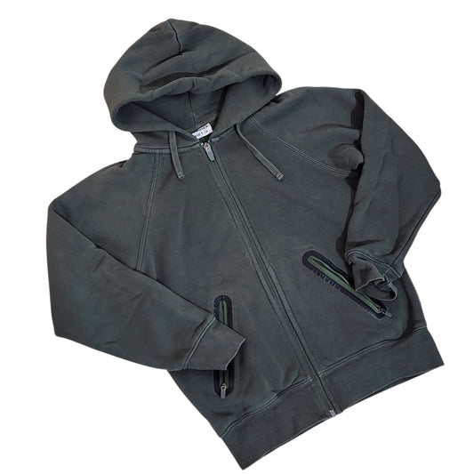 HOODIES קפוצ'ון עם רוכסן לילדים ירוק זית מידה 9–10