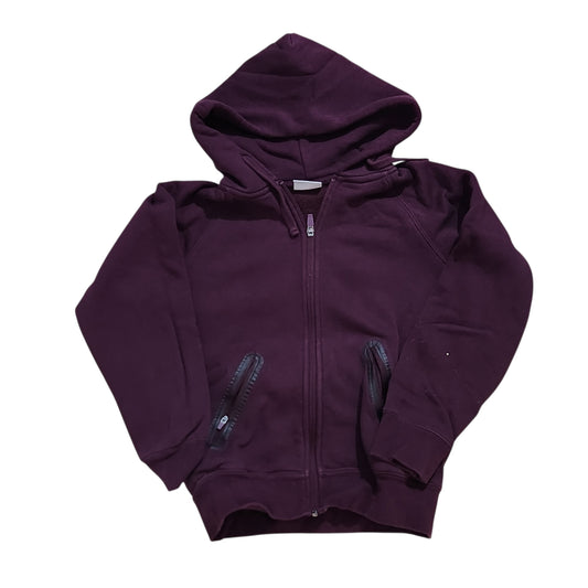 HOODIES קפוצ'ון עם רוכסן לילדים בצבע בורדו מידה 9–10