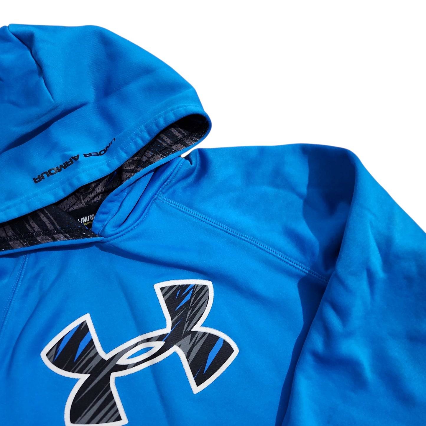 UNDER ARMOUR קפוצ'ון ספורט כחול לילדים מידה M גיל 10-12