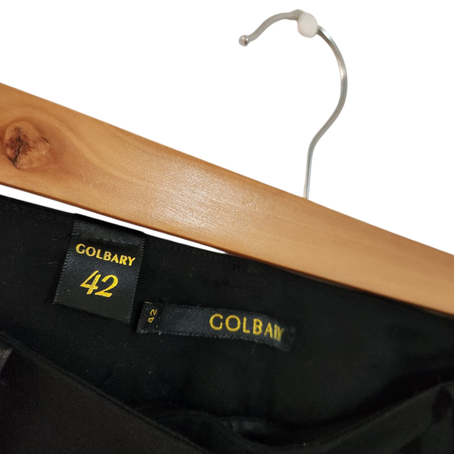 GOLBARY | מכנסיים מחויטים לאישה מידה 42 | L | שחורים