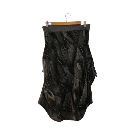 STUDIO EMMA  | חצאית מעוצבת לאישה מידה 1 | L/XL | 32-32 אינץ היקף מותן