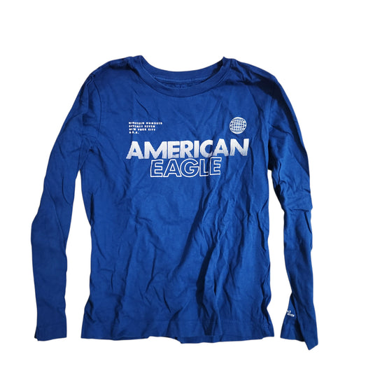 AMERICAN EAGLE | חולצה ארוכה דקה לילדים גיל 7-8