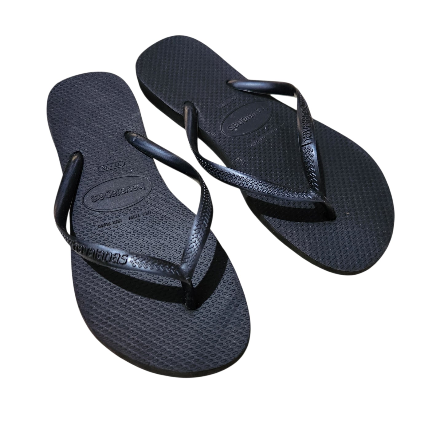 HAVAIANAS | כפכפי אצבע שחורים מידה 37–38