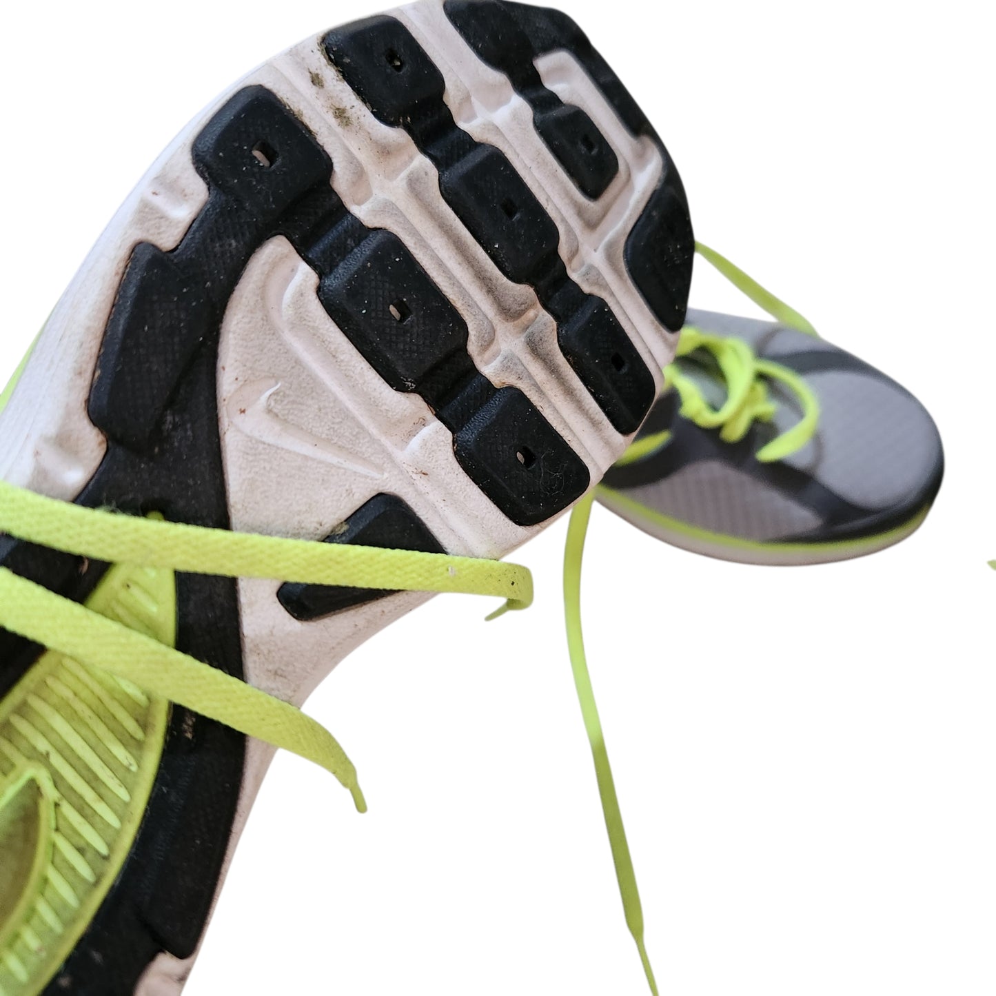NIKE Dual Fusion Run נעלי ספורט אפורות/ירוקות לנשים – מידה 38