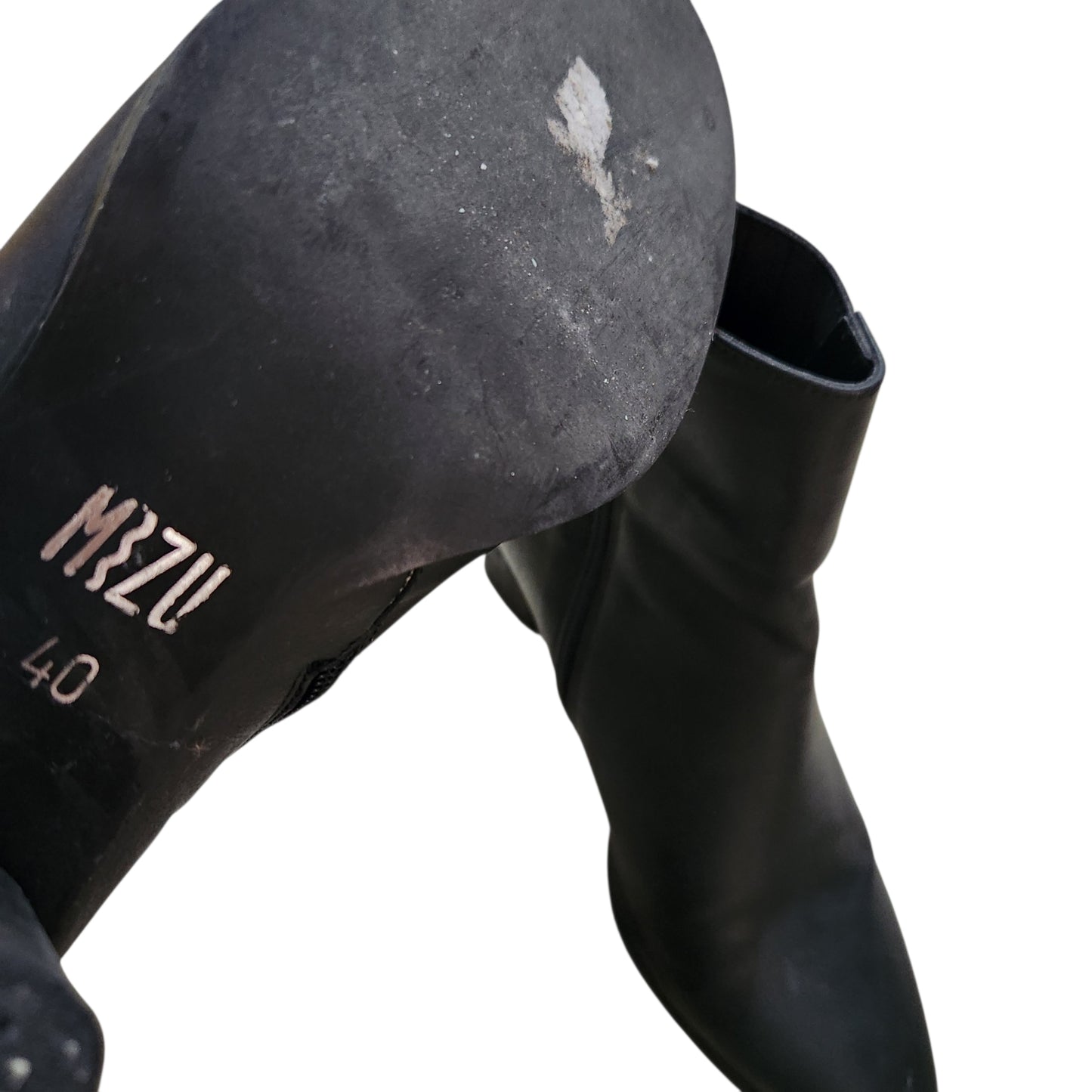 MIZU מגפוני עקב שחורים לנשים – מידה 40