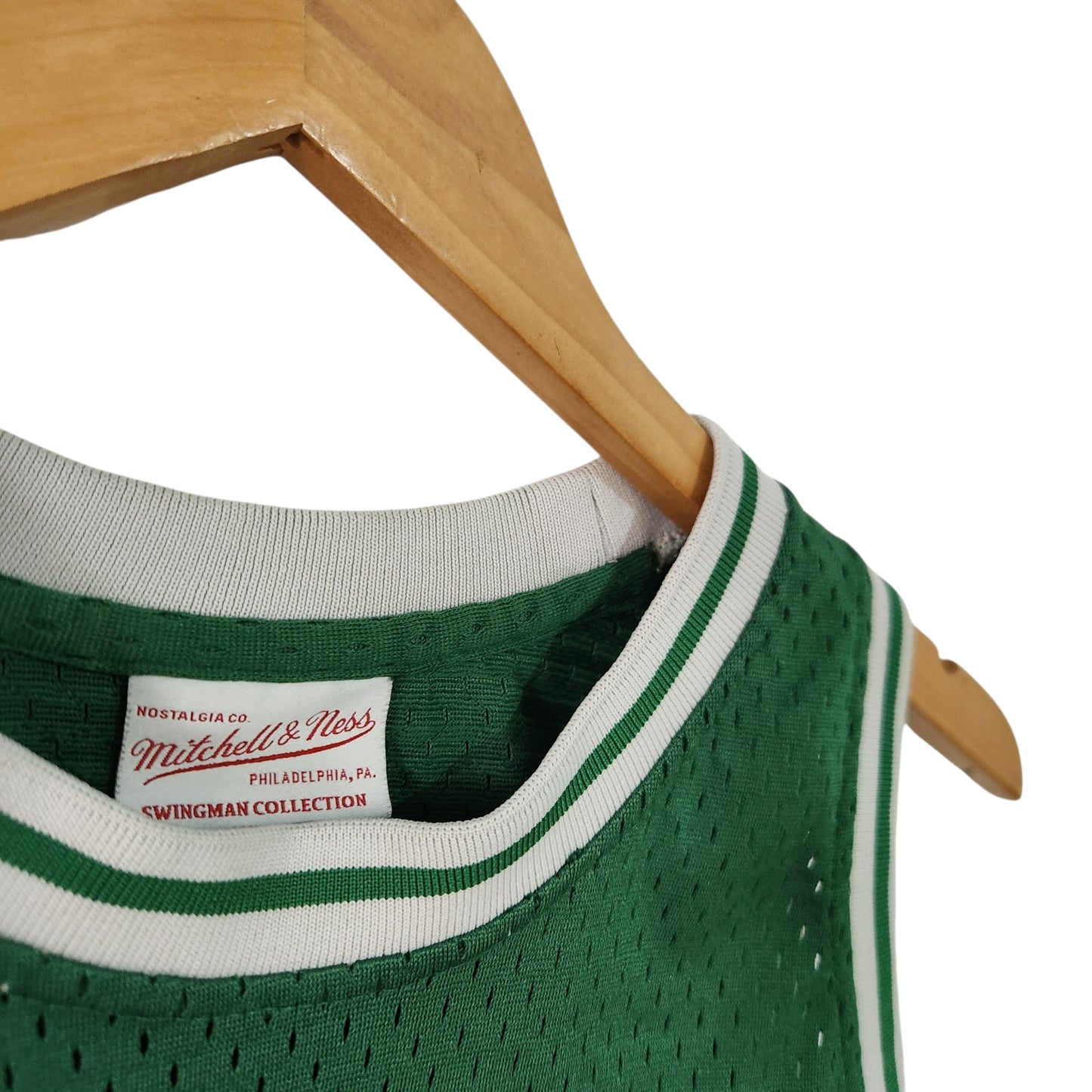 Mitchell & Ness Hardwood Classics Boston Celtics Larry Bird #33 גופיית כדורסל לילדים גיל 14-16