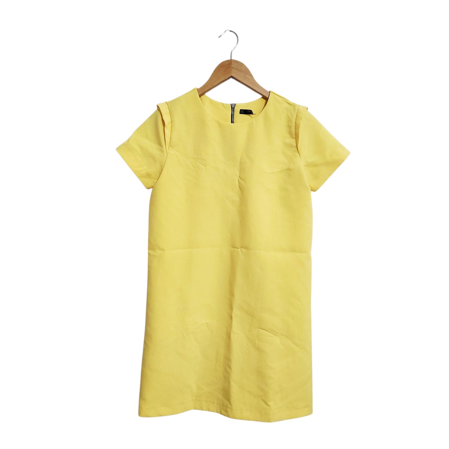 ZARA | שמלה צהובה קצרה לאישה | S