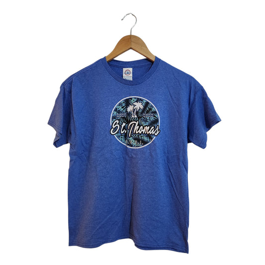 ST. THOMAS | חולצת טי כחולה לילדים | XL | גיל 16-18