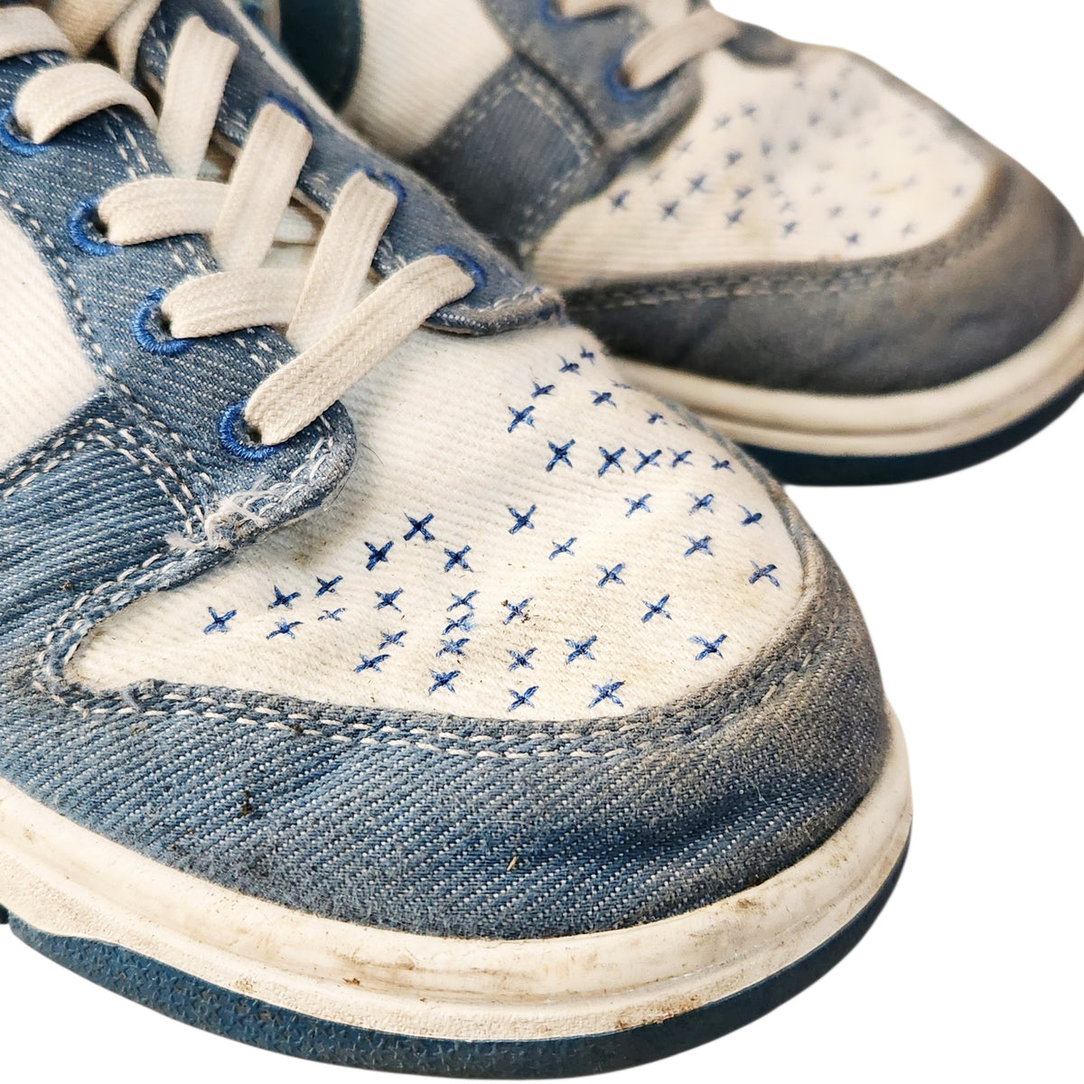 NIKE | נעלי סניקרס ג׳ינס כחול-לבן | יוניסקס | מידה 40