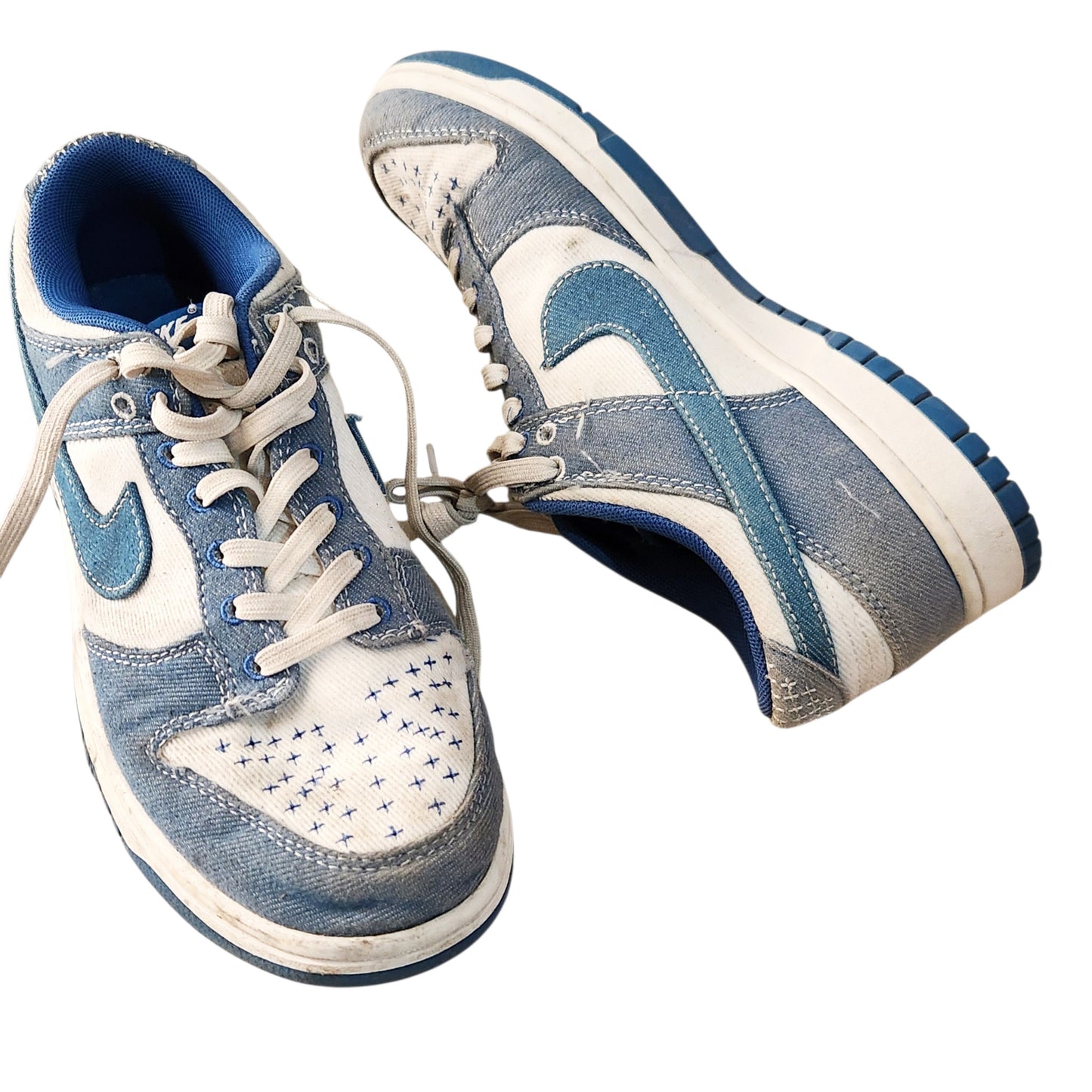 NIKE | נעלי סניקרס ג׳ינס כחול-לבן | יוניסקס | מידה 40