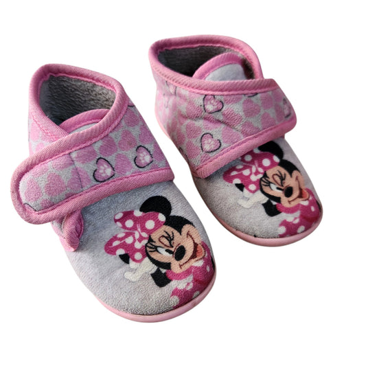 DISNEY MINNIE MOUSE | נעלי בית ורודות | ילדות | מידה 22