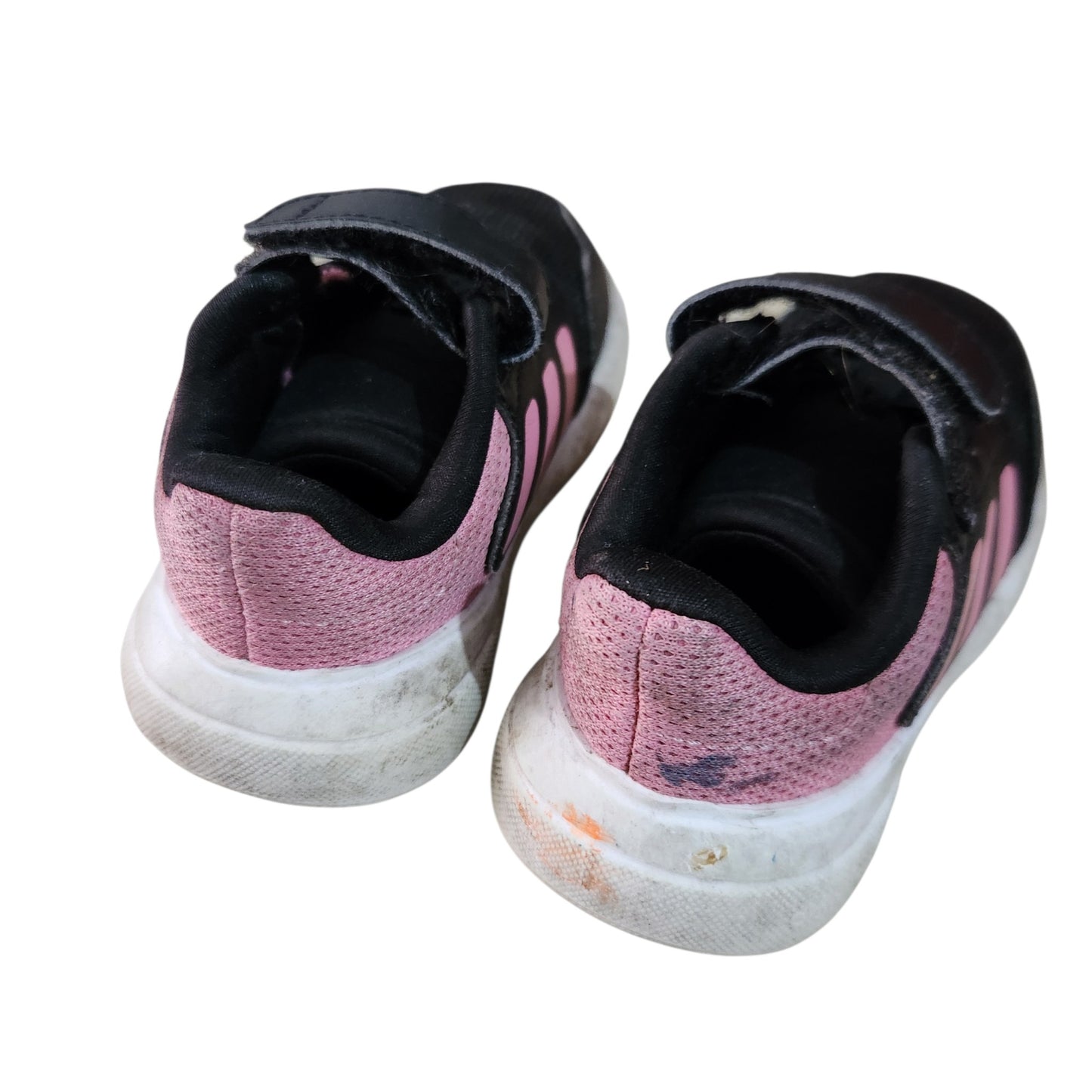 ADIDAS | נעלי ספורט שחורות ורודות | ילדות | מידה 21