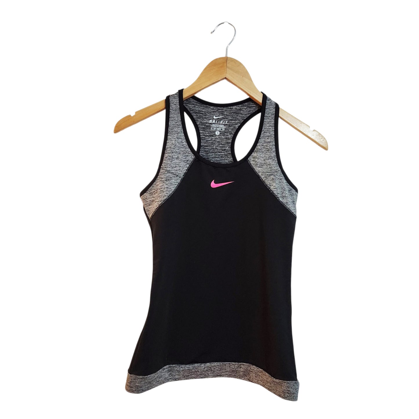 NIKE DRI-FIT | גופיית ספורט שחורה לאישה | מידה S