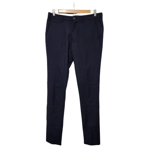 MANIA JEANS | מכנסיים מחויטים כחול נייבי לגבר | מידה אירופאית 42 (W32)