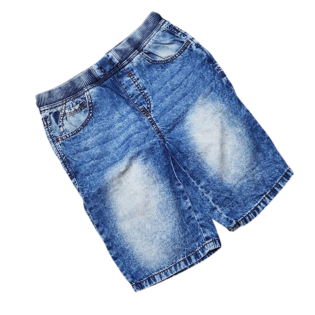 ZARA | מכנסי ברמודה ג׳ינס לילדים | גיל 10
