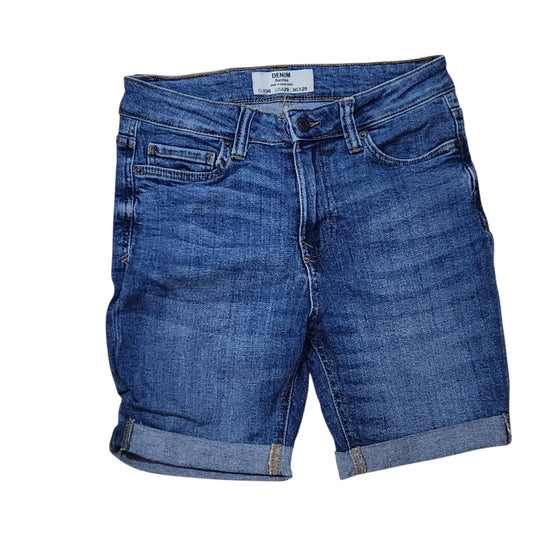 BERSHKA DENIM | מכנסי ג׳ינס ברמודה לנשים | מידה 36
