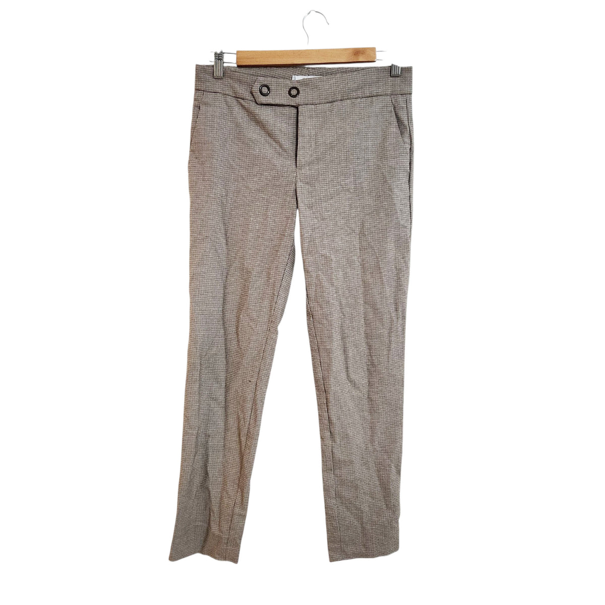 MANGO SUIT | מכנסיים מחויטים משובצים לנשים | מידה 36