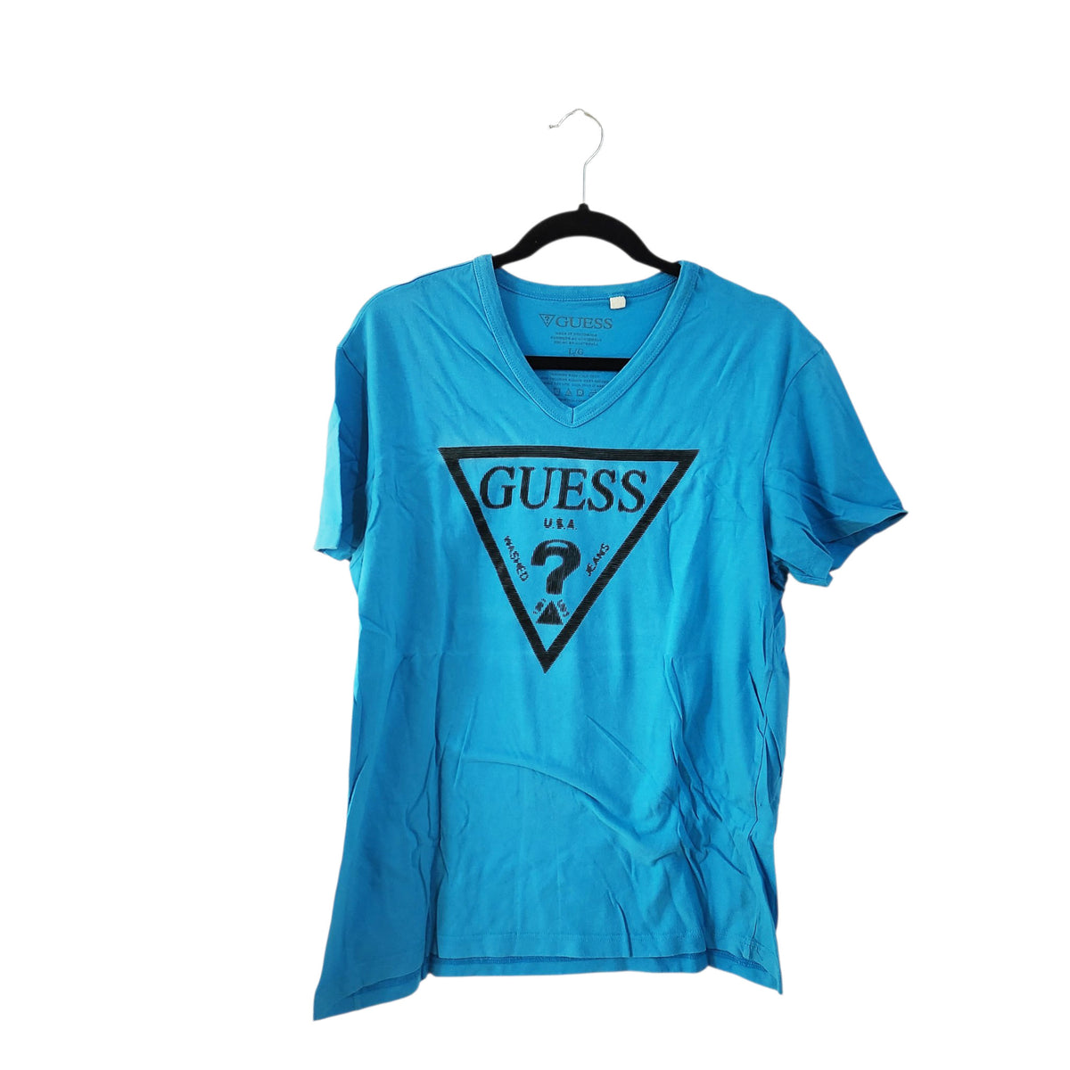 GUESS | טי שירט לגברים | L | כחול