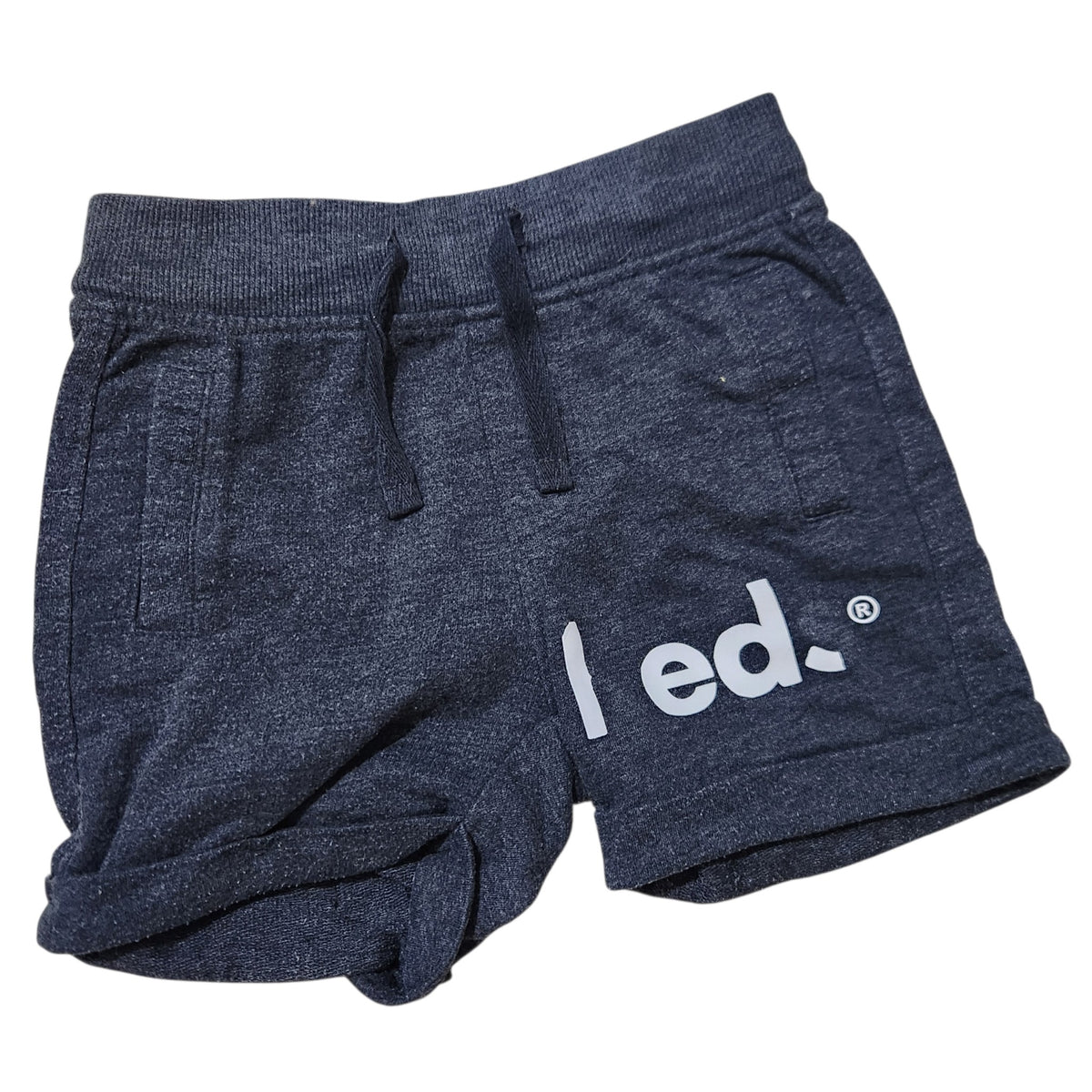 KEDS | מכנסי שורט טרנינג אפורים לבנים | מידה 6
