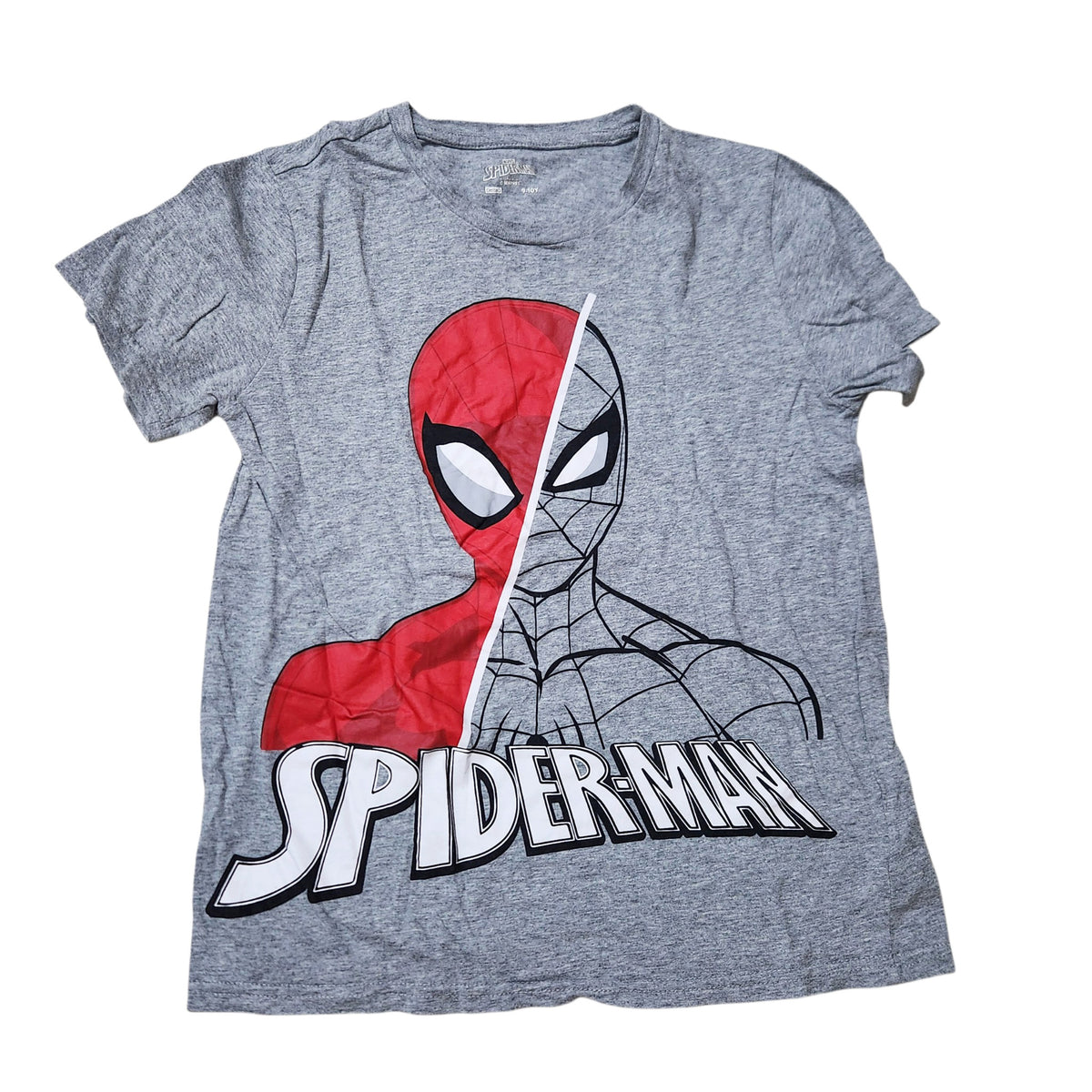 DELTA | חולצת טי Spider-Man לבנים | מידה 9-10