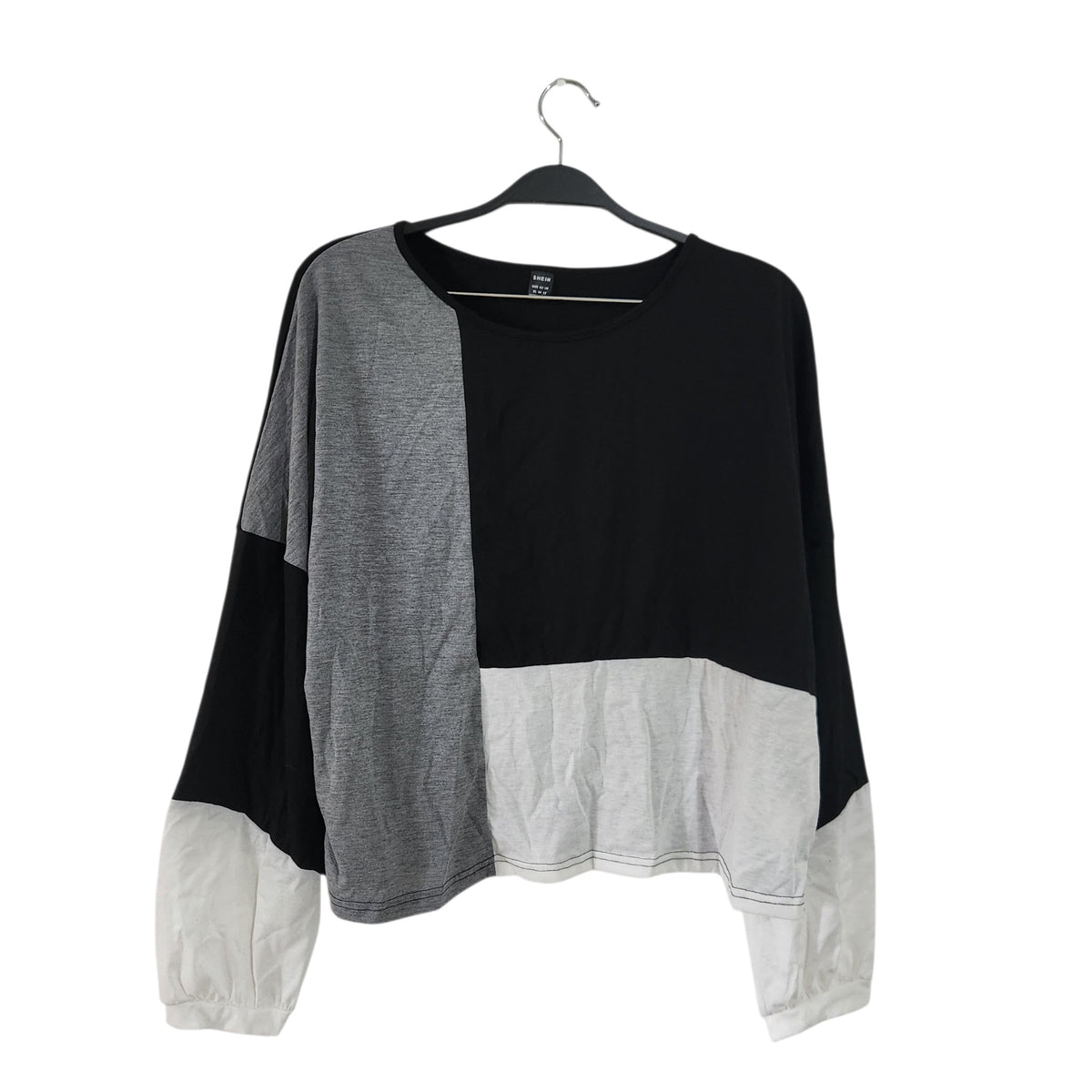 SHEIN | חולצת אוברסייז קולור בלוק | נשים | מידה XL