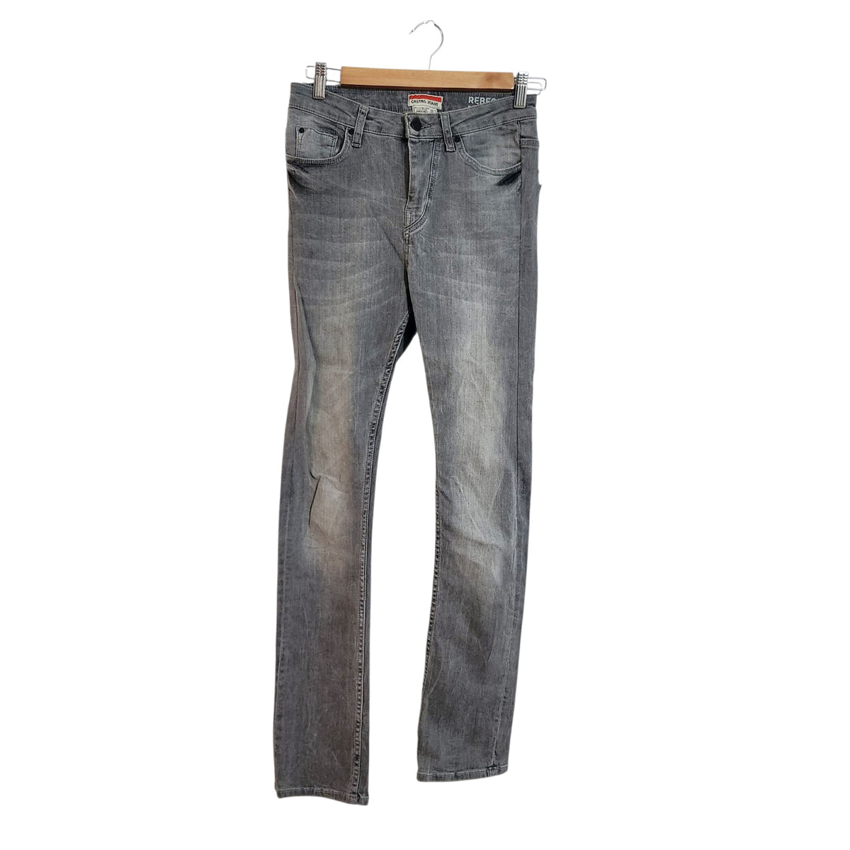 CASTRO JEANS | ג׳ינס Rebecca Boyfriend אפור | נשים | 34