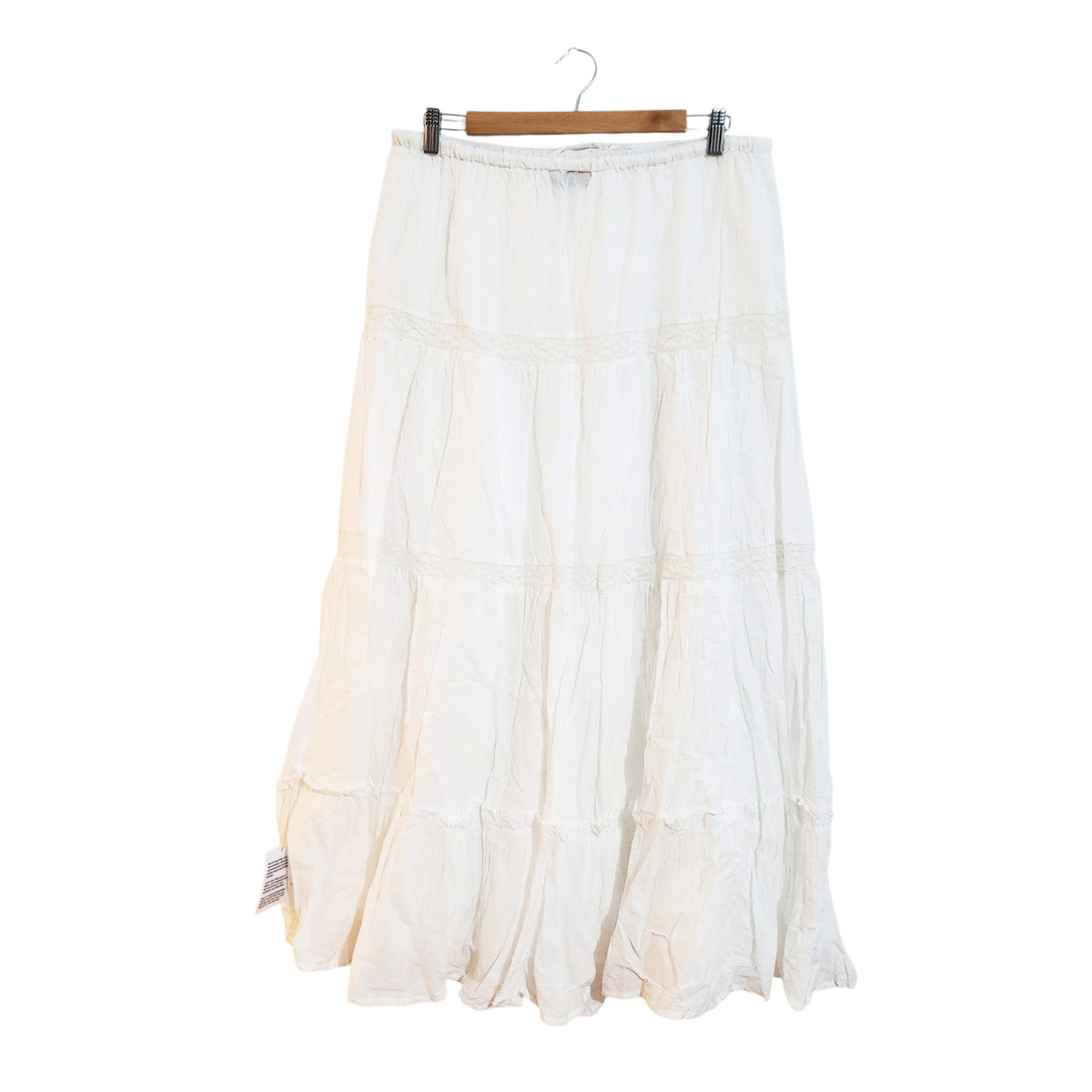 ASOS DESIGN | חצאית מקסי קומות | נשים | 44 | לבן | חדשה עם תווית