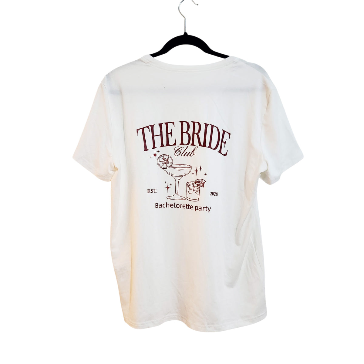 חולצת טי THE BRIDE CLUB | נשים | XL | שמנת