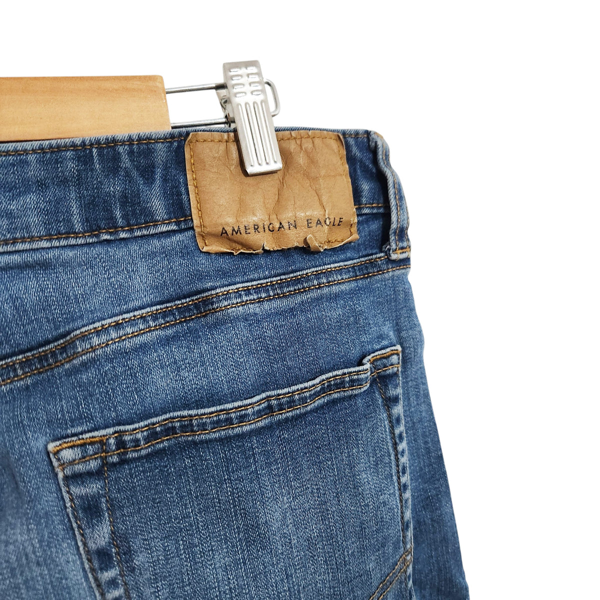 AMERICAN EAGLE | ג׳ינס בגזרה ישרה | גברים | L (34/30) | כחול