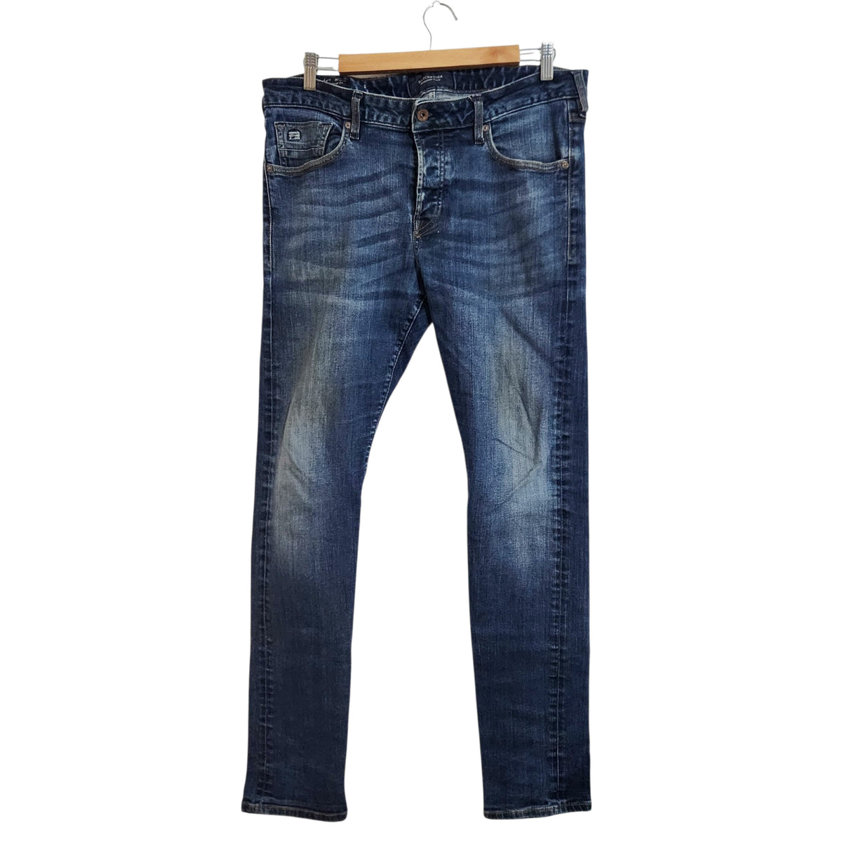 SCOTCH & SODA | ג׳ינס Ralston בגזרה ישרה | גברים | L (34) | כחול כהה