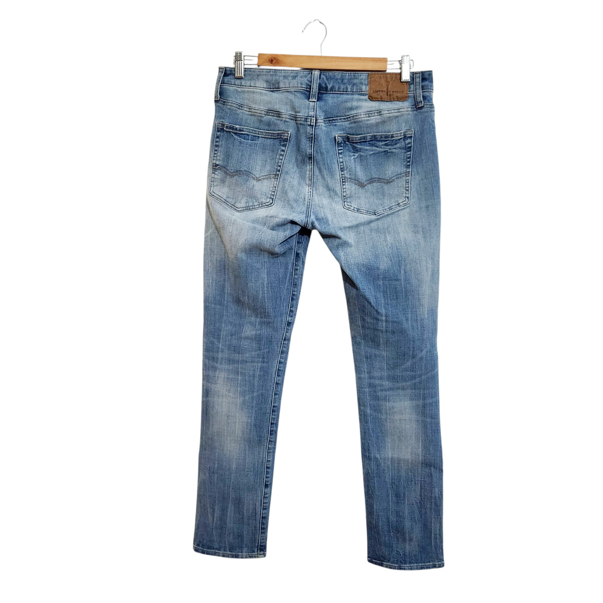 AMERICAN EAGLE OUTFITTERS | ג׳ינס בגזרה ישרה | גברים | M (32) | כחול
