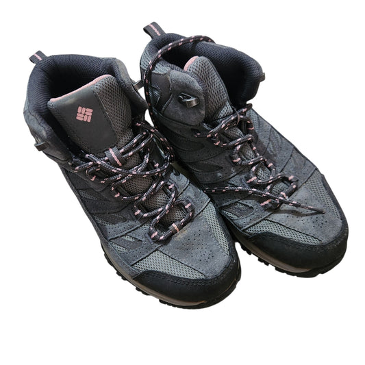 COLUMBIA | נעלי טיולים גבוהות לנשים Waterproof | אפור | מידה 39