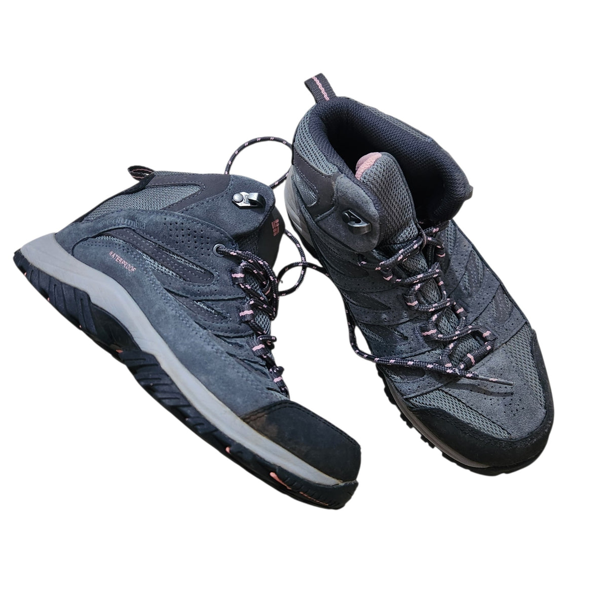 COLUMBIA | נעלי טיולים גבוהות לנשים Waterproof | אפור | מידה 39