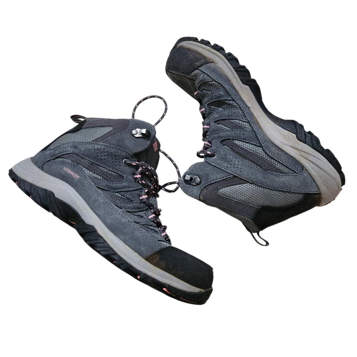 COLUMBIA | נעלי טיולים גבוהות לנשים Waterproof | אפור | מידה 39