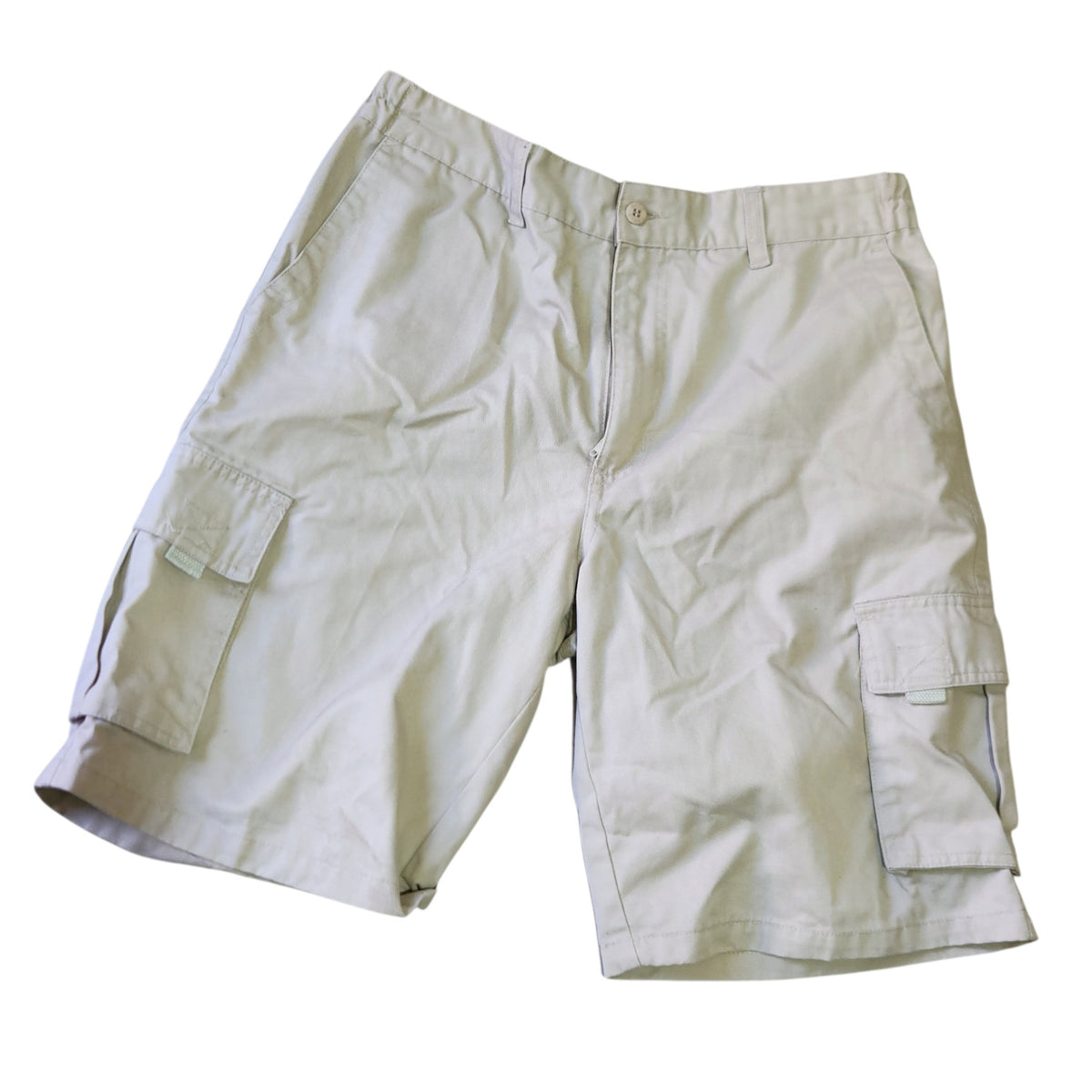 CARGO RAW DENIM | מכנסי ברמודה קרגו לגברים | W-L / L (32)