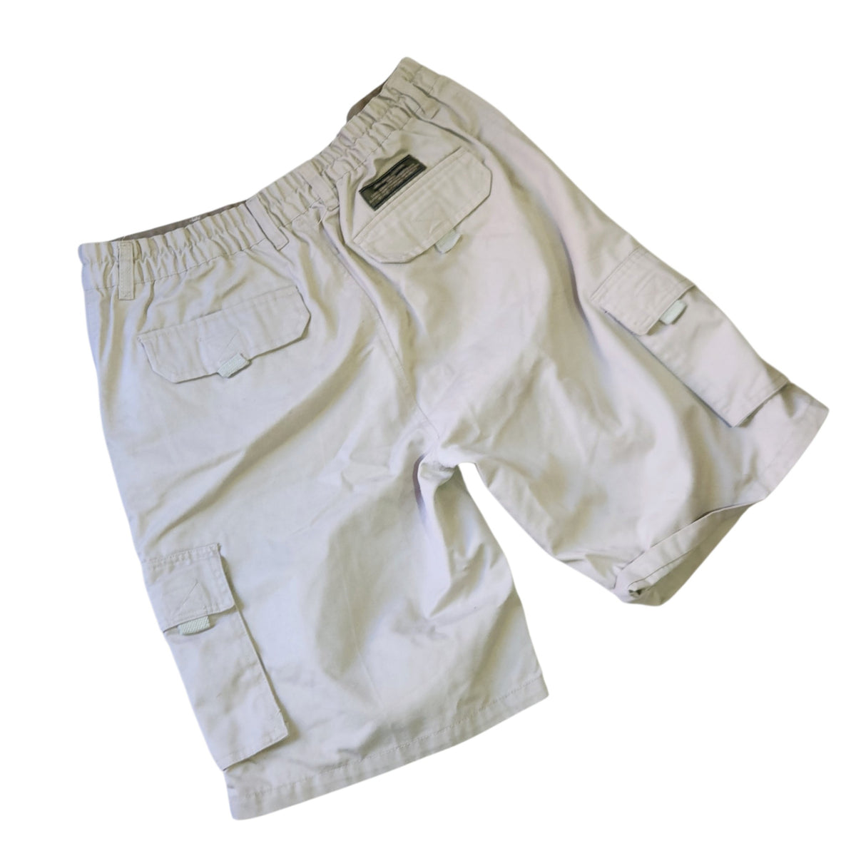 CARGO RAW DENIM | מכנסי ברמודה קרגו לגברים | W-L / L (32)